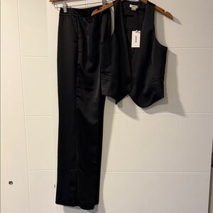 Jason Wu Black Satin Ensemble